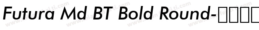 Futura Md BT Bold Round字体转换